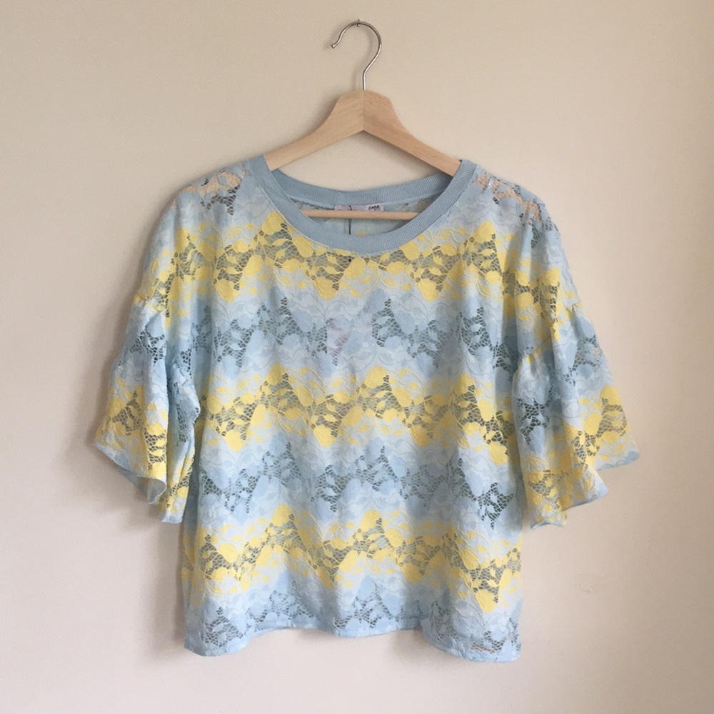 Zara lace top